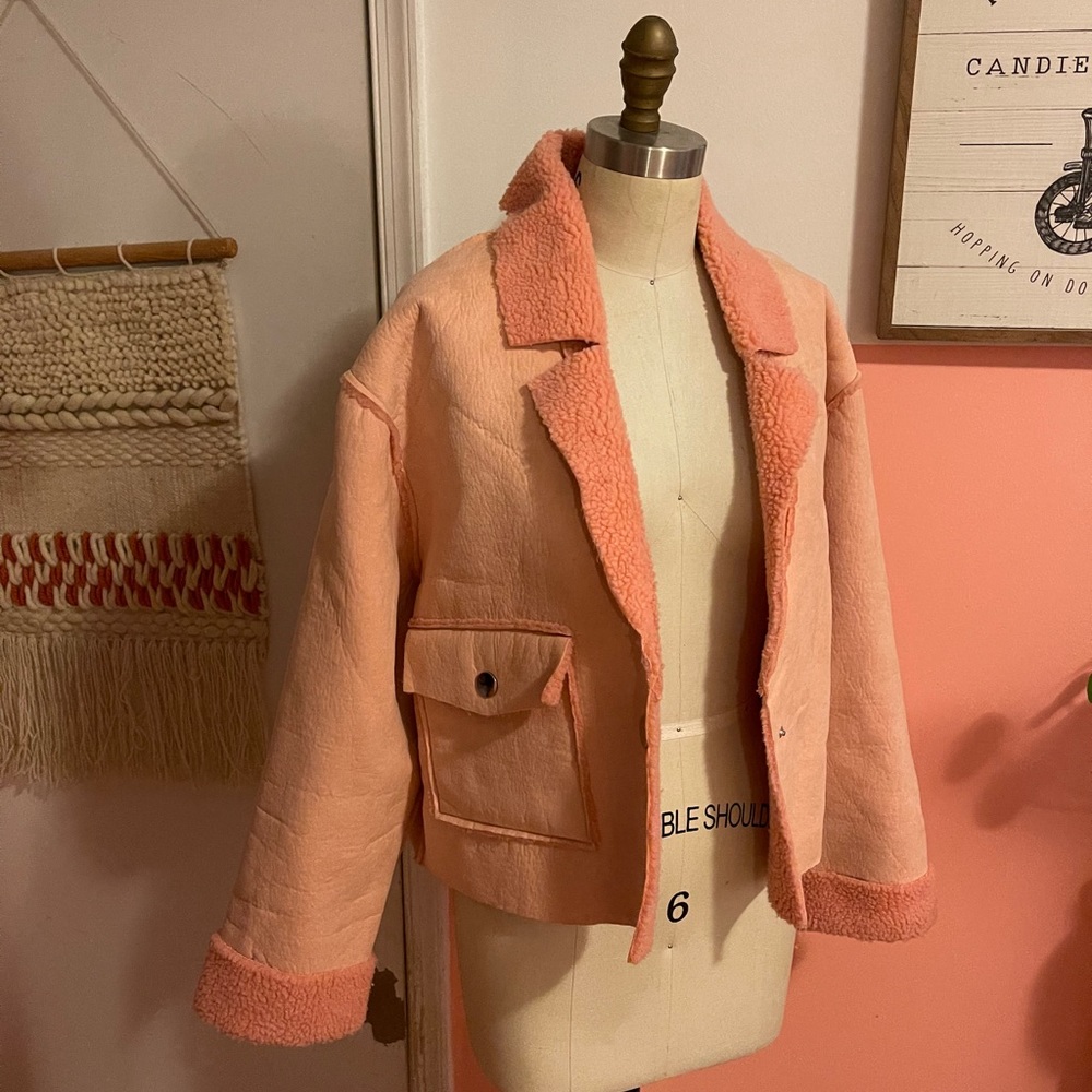 Zara sherpa jacket